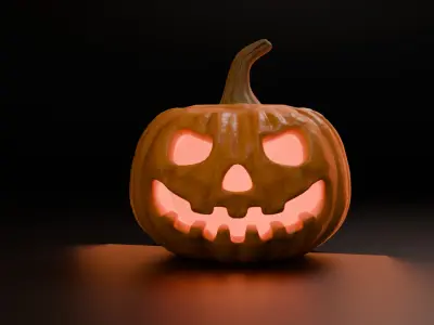 Halloween pumpkins  3D model