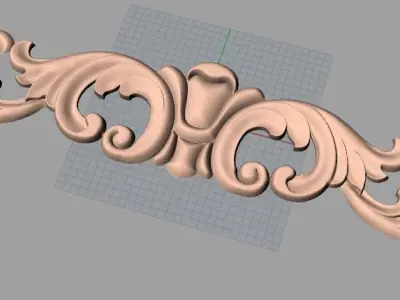 3D carved model furniture 3D design used for artcam aspire E809 3D model