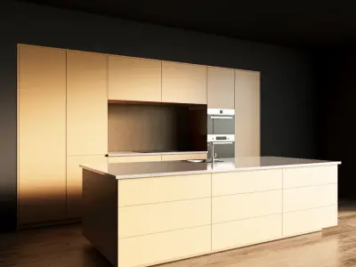 42-Kitchen6 matte 4 3D model