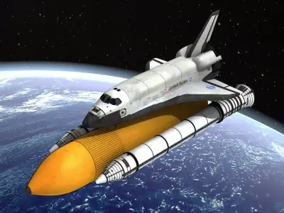 NASA Discovery Space shuttle 3D model