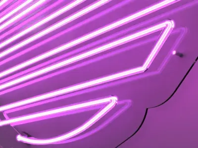 Sunset 2 - Neon Sign 3D model