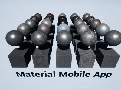 Seamless Customizable Metal Material Pack 104 Texture