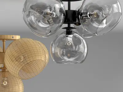 Staggered Glass Ceiling 3D model