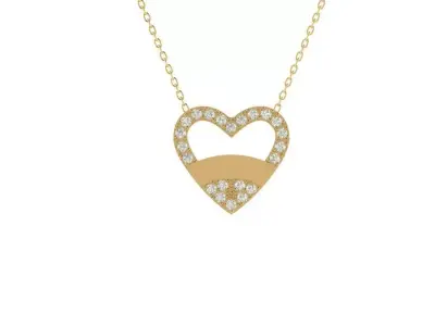 silver necklace - kolye 3D print model