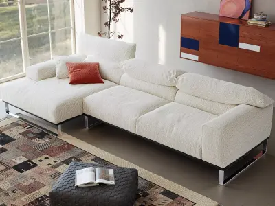 Industrial Living Interior scene 3D model