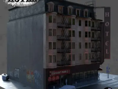 San Francisco Hotel 3D model