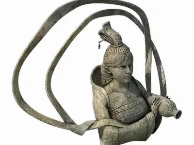 Pool - Sculpture - Fairy 02 3D model