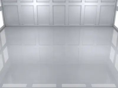 Sci Fi Room Low-poly 3D model