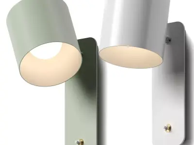 Rotatable Cylinder - 4lights 3D model