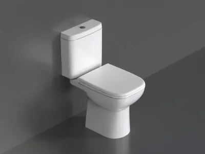 WC45 Toilet 3D model
