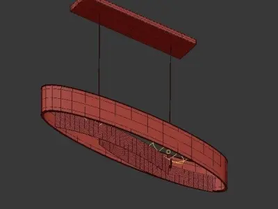 Oceanus Linear Pendant 3D model