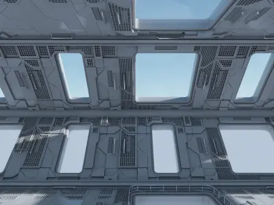 Sci-Fi Interior 103 3D model