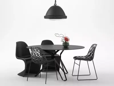 Dining Set 79 3D model