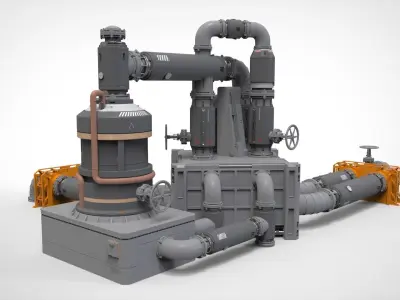 Sci Fi Modular Environment 14 3D model