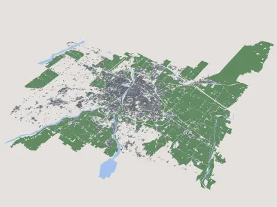 Parma City Italy 3D model
