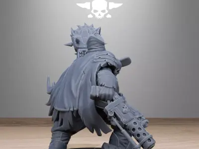  Corrupted Guard - Unholy Priest 3D print model