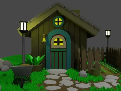 The Enchanted Retreat 3D model