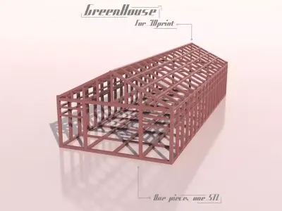 GREENHOUSE for 3Dprint 3D print model