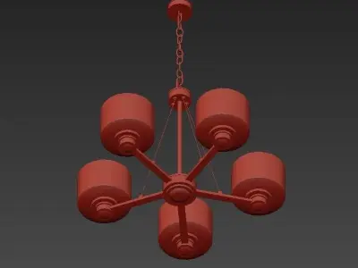 NUVO chandealier 3D model