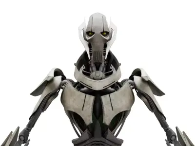 General Grievous - Star Wars Low-poly 3D model
