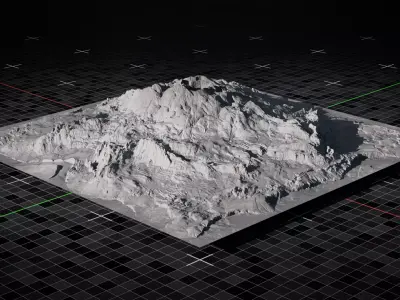 Volcano version 3 3D model