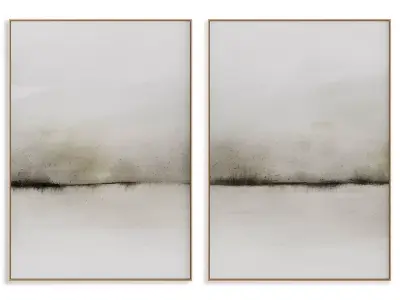 Abstract Painting Frame set 3D model 591