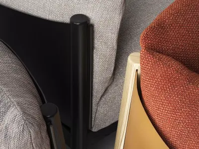 Yak Armchair 3D model