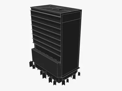 53 Albert Street Low-poly 3D model