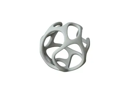 SciFi Cube Object No 22345 Low Poly Shape Texture
