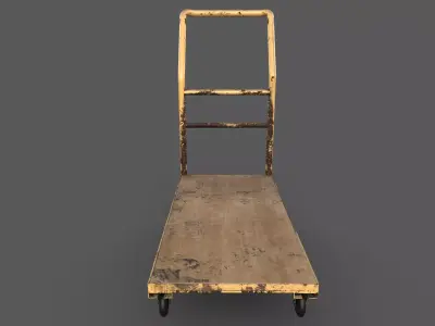 Transport Cart Low-poly 3D model