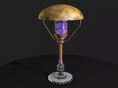 Steampunk LAMP  3D model