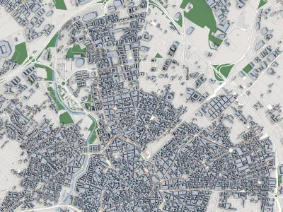 Palma City Spain 3D model