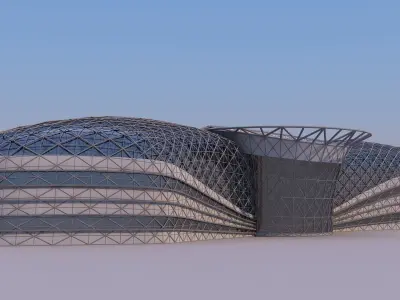 0161 - Modern Building 3D model