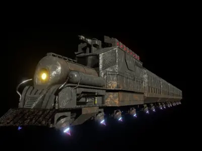 Nuclear Train Model  3D model