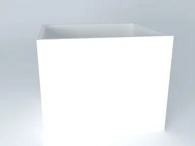 clo cube with window Free 3D model