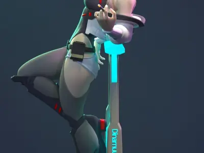 Lucy Cyberpunk Edgerunners Multi Versions SFW NSFW STL 3D print model