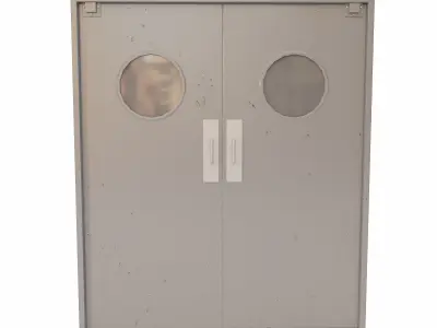 Kitchen Rear door  Low-poly 3D model