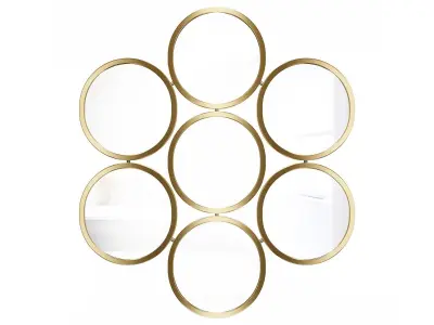 Mirror in a metal frame GZ-M1071 3D model
