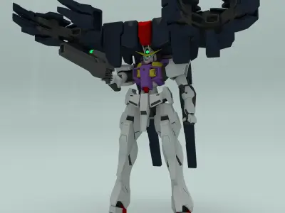 CB-002 Raphael Gundam 3D model