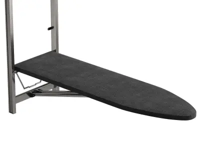 Ironing board mounted on the door 3D model