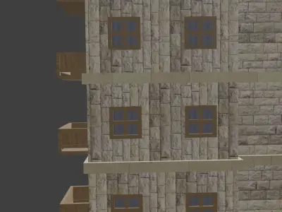 House Model 17 Low-poly 3D model