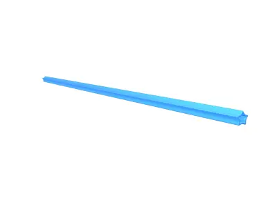 Star Straws v1 006 Low-poly 3D model