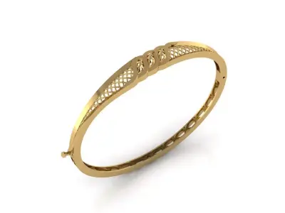 Womens Bracelets Bangles 3DM STL OBJ With Details  3D print model