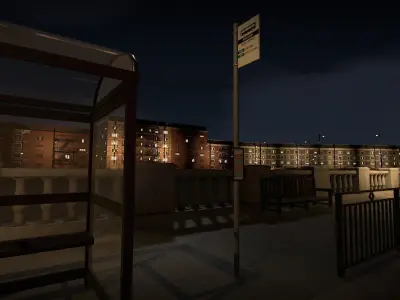 Modular Apartment Environment for Unity Low-poly 3D model