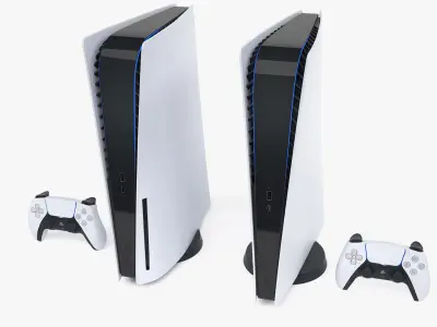 Sony PlayStation 5 with DualSense  3D model