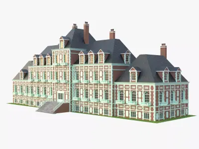 Double Classic Mansion 3D model