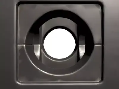 Modular Cube Connector Building Block Low-poly 3D model