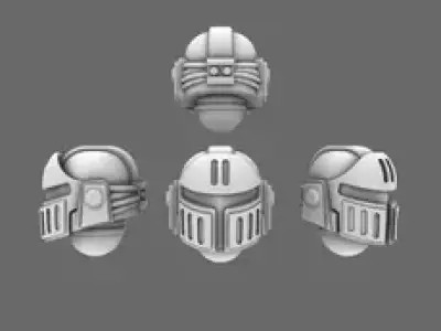 Space Knights V10 Helmet Type 251002 3D print model