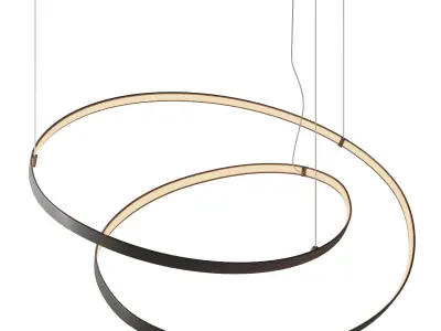 Heaven circular pendant light 3D model