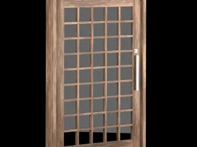Exterior Large Doors 3D model shop